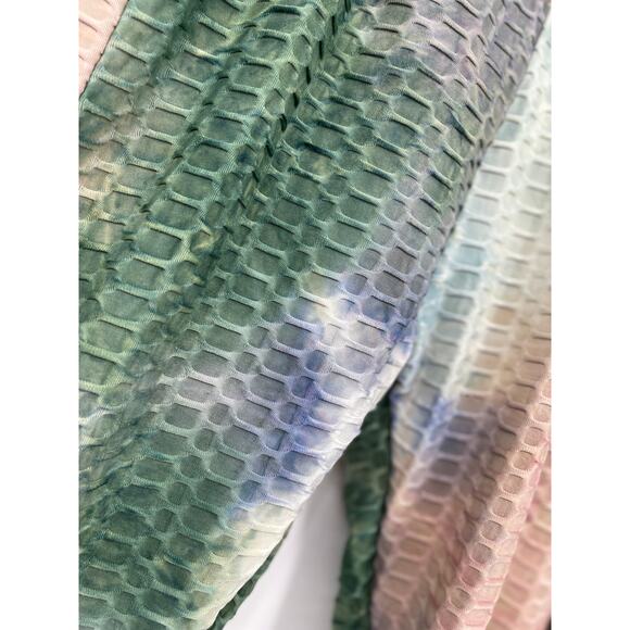 Otos Active Womens Multicolored Textured Leggings NEW Size 3XL - Picture 8 of 12